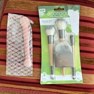 Eco tools Brush Set Includes 4+ bonus:Flat Applicator,under eye roller,& more!